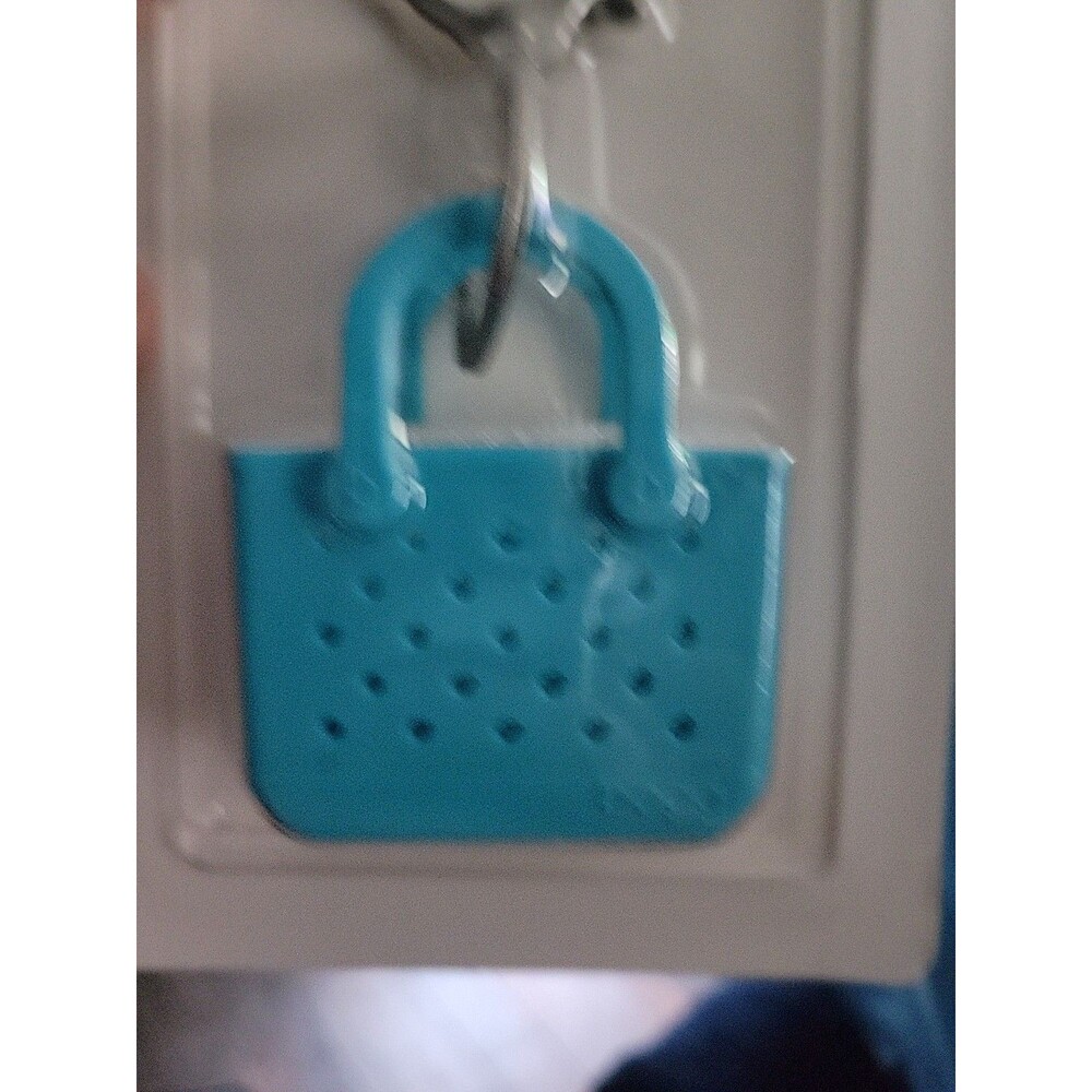 Bogg Bag Tiny Tote Keychain Clip Tiffany Blue/Turquoise GYM - Picture 4 of 4